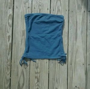 American Eagle blue tube top